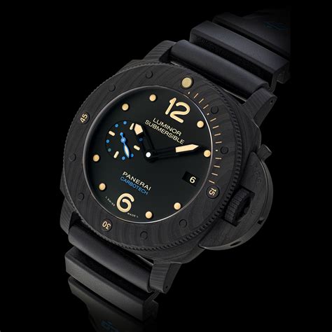 panerai carbon fibre|panerai submersible carbotech.